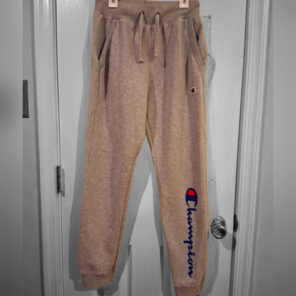 Women's Champion Blue and Gray Track Sweat Pants Size Small